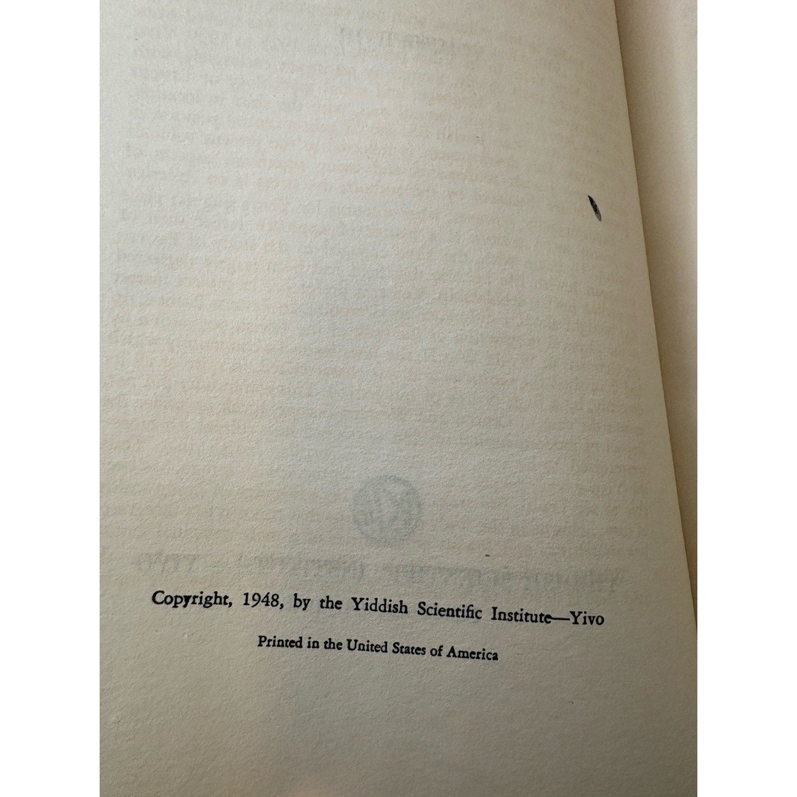YIVO Annual of Jewish Social Science Vol I & II - III 1946 - 1948 Set of 2 - Humphrey's Book Den