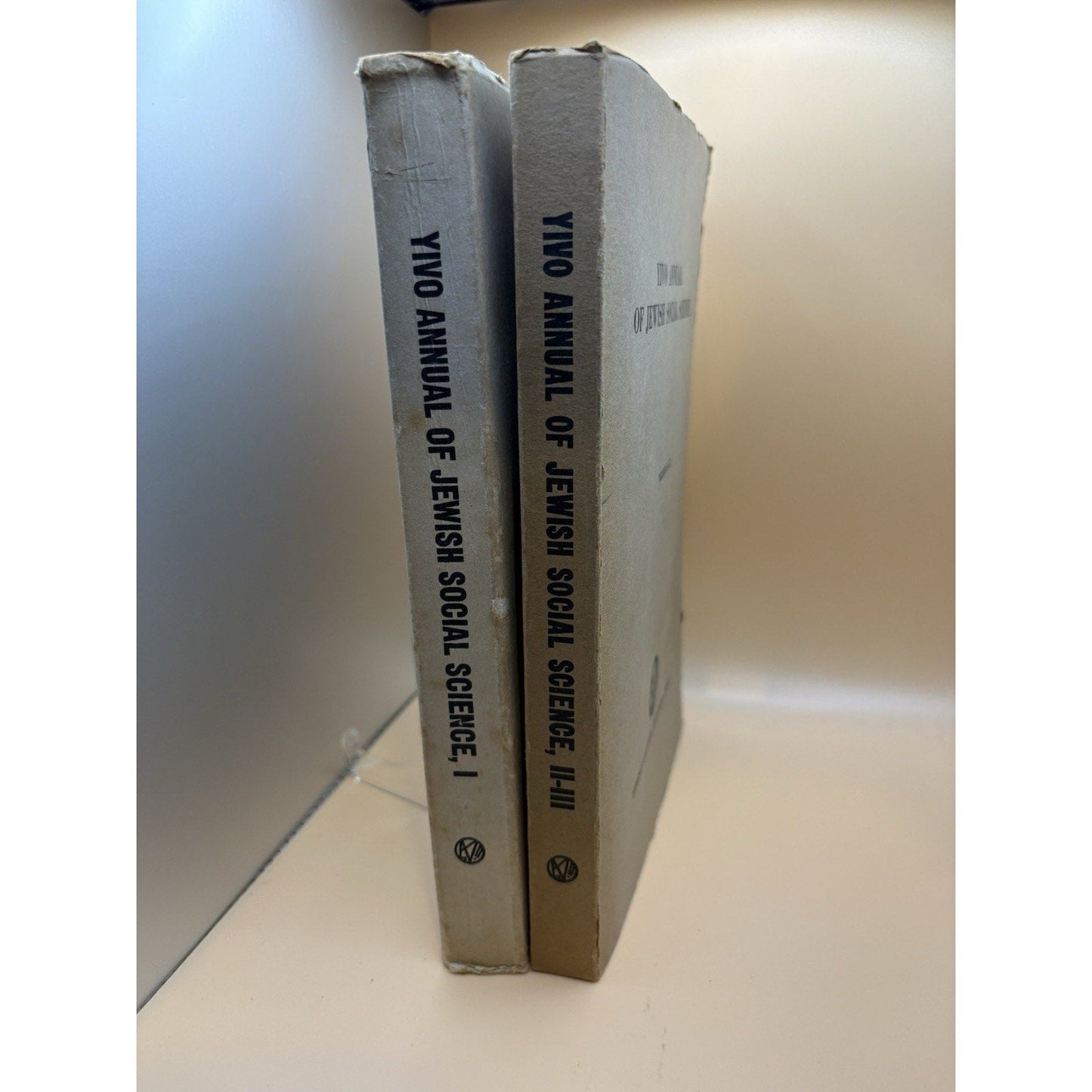 YIVO Annual of Jewish Social Science Vol I & II - III 1946 - 1948 Set of 2 - Humphrey's Book Den