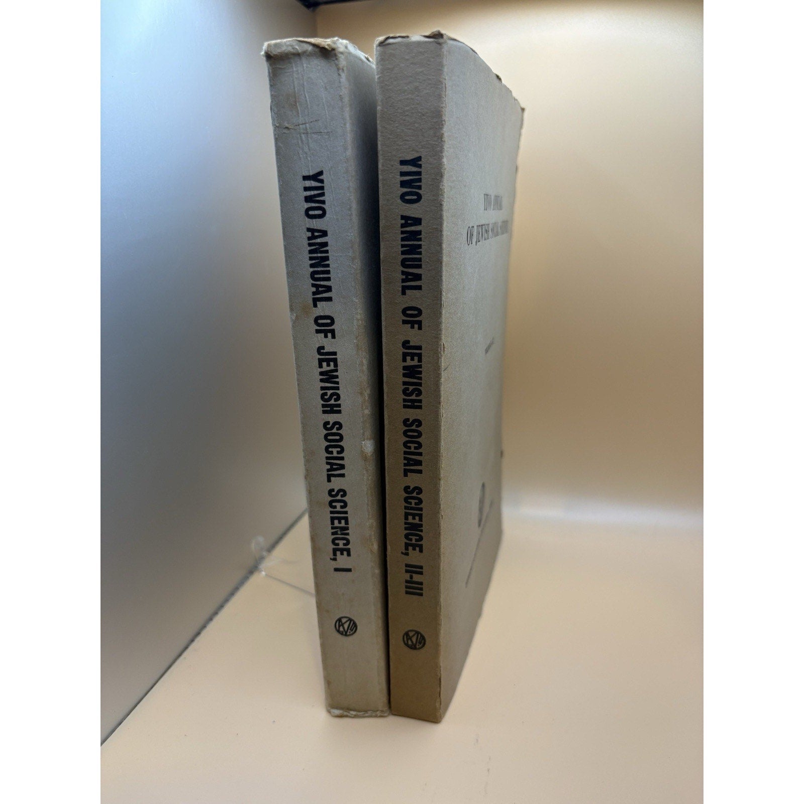YIVO Annual of Jewish Social Science Vol I & II - III 1946 - 1948 Set of 2 - Humphrey's Book Den